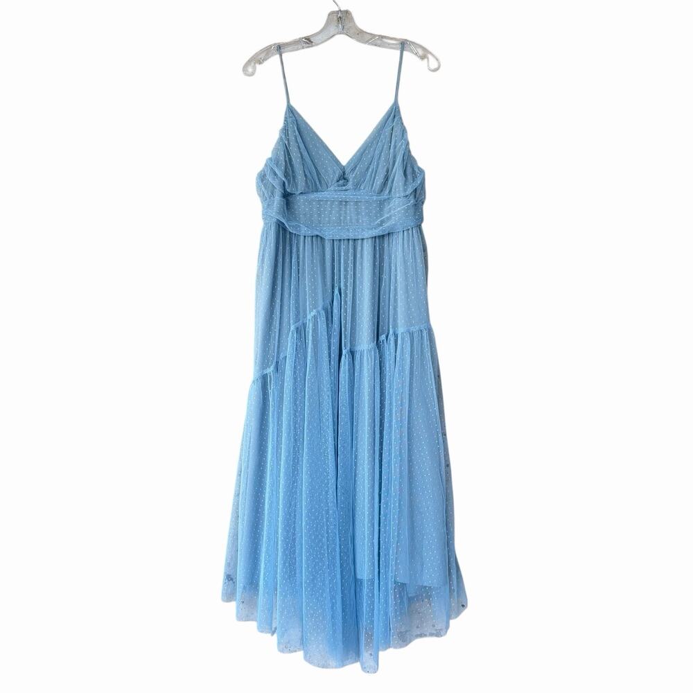 Hello Molly Tulle Dress, Ice Blue, XL
